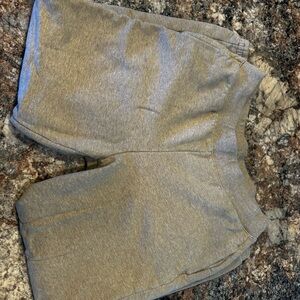 Girlfriend Collective brown joggers.